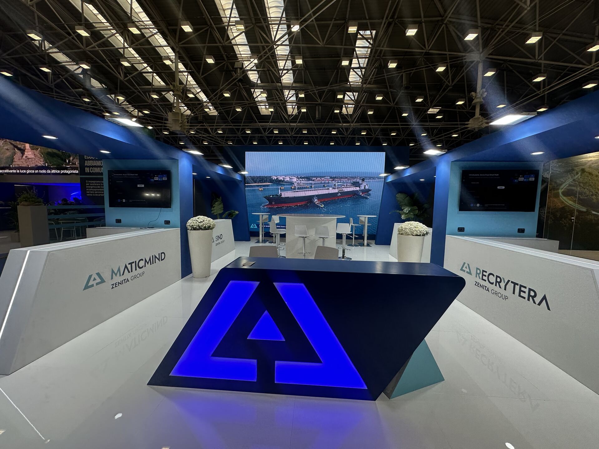 Allestimento Fiera ANCI 2025 per Maticmind