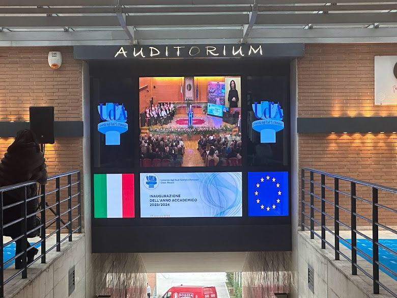 Custom Ledwall Inaugurazione Anno Accademico Unich 23/24