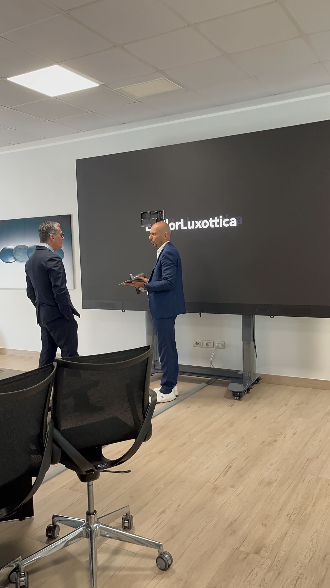 Demo Foldable presso Essilor Luxottica 2