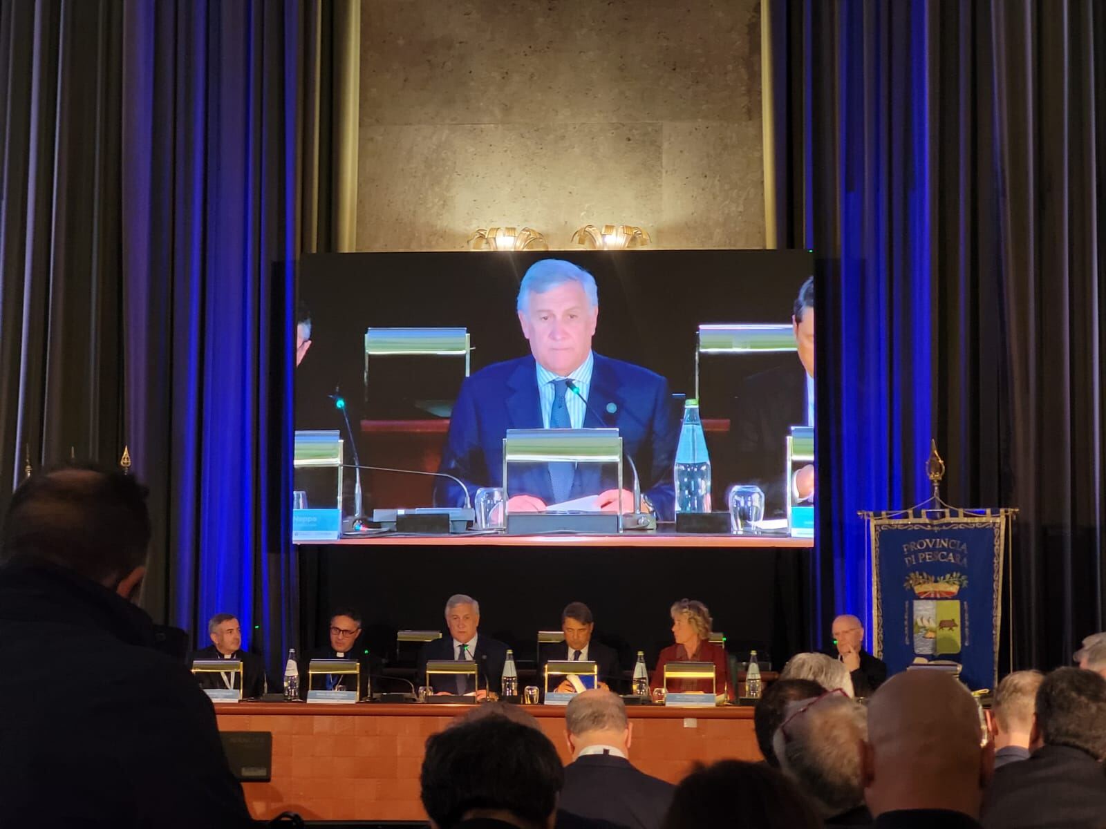G7 del 2025 presso Palazzo della Prefettura con il Ministro Tajani