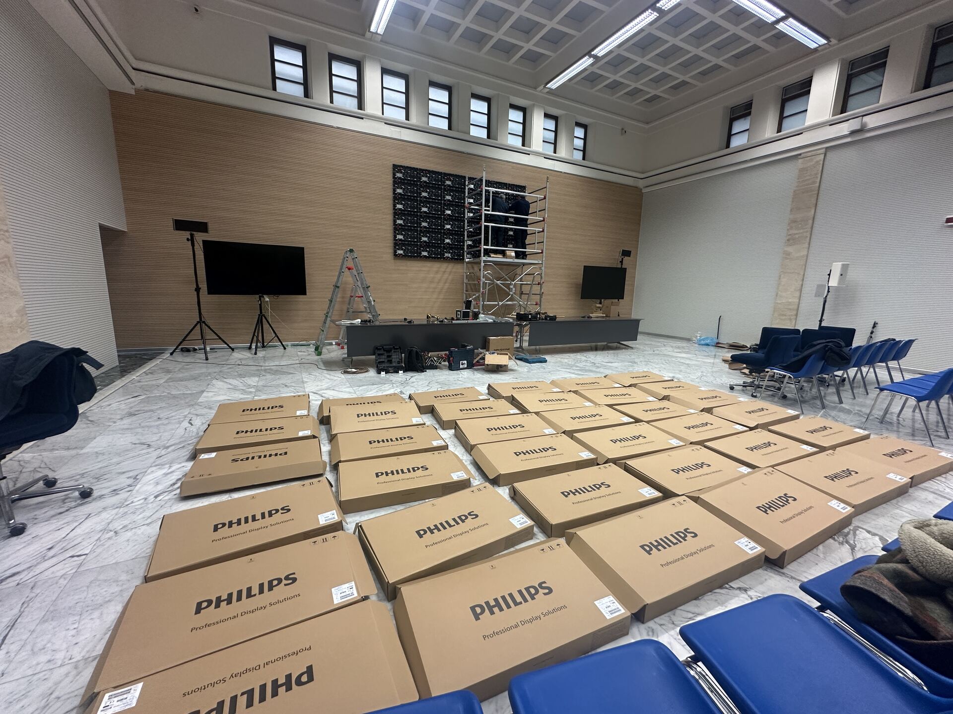Installazione Fissa Ledwall 1.8 Philips Vaticano 2025