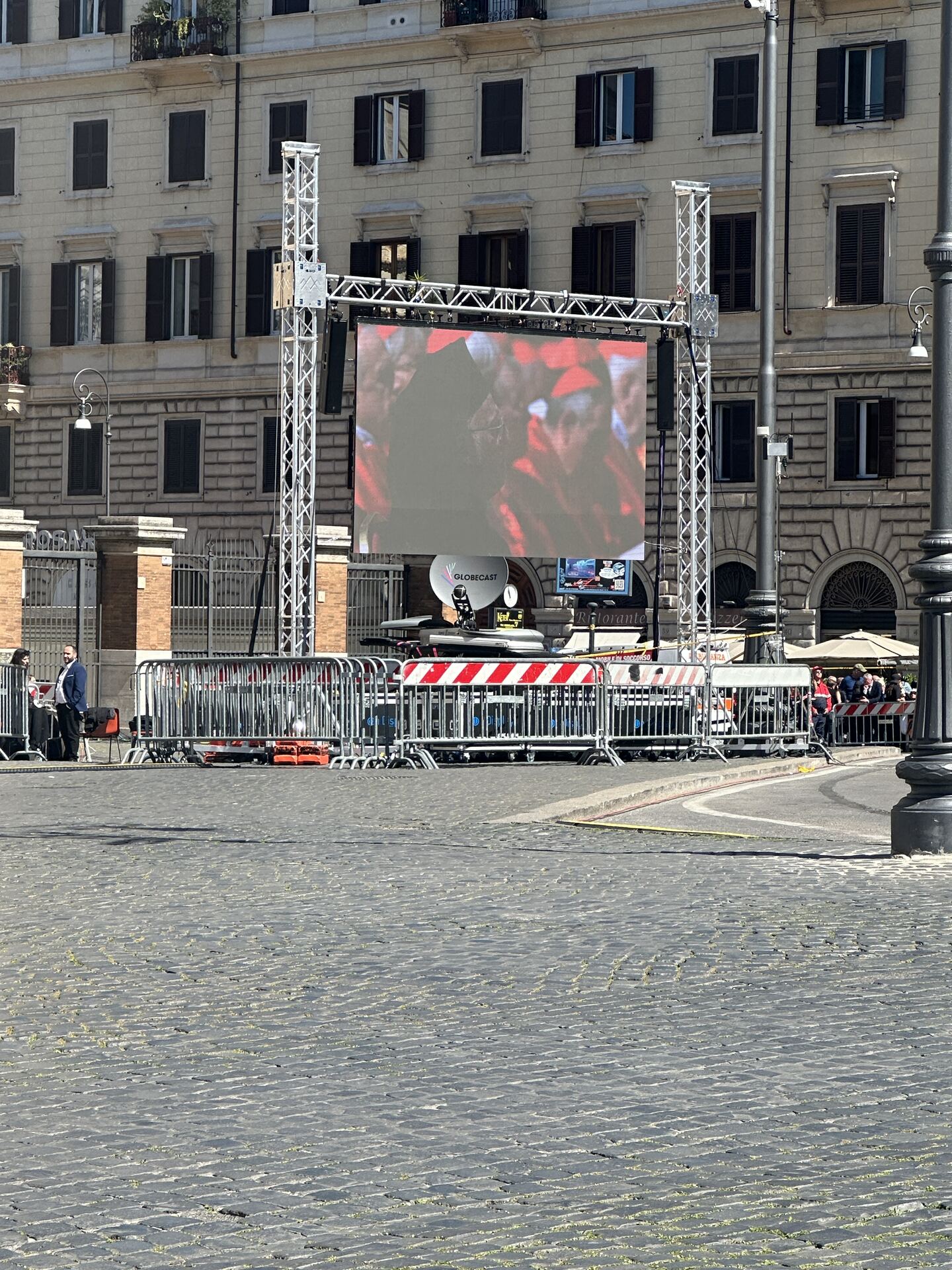 Installazione ledwall + audio per Funerale Papa Francesco