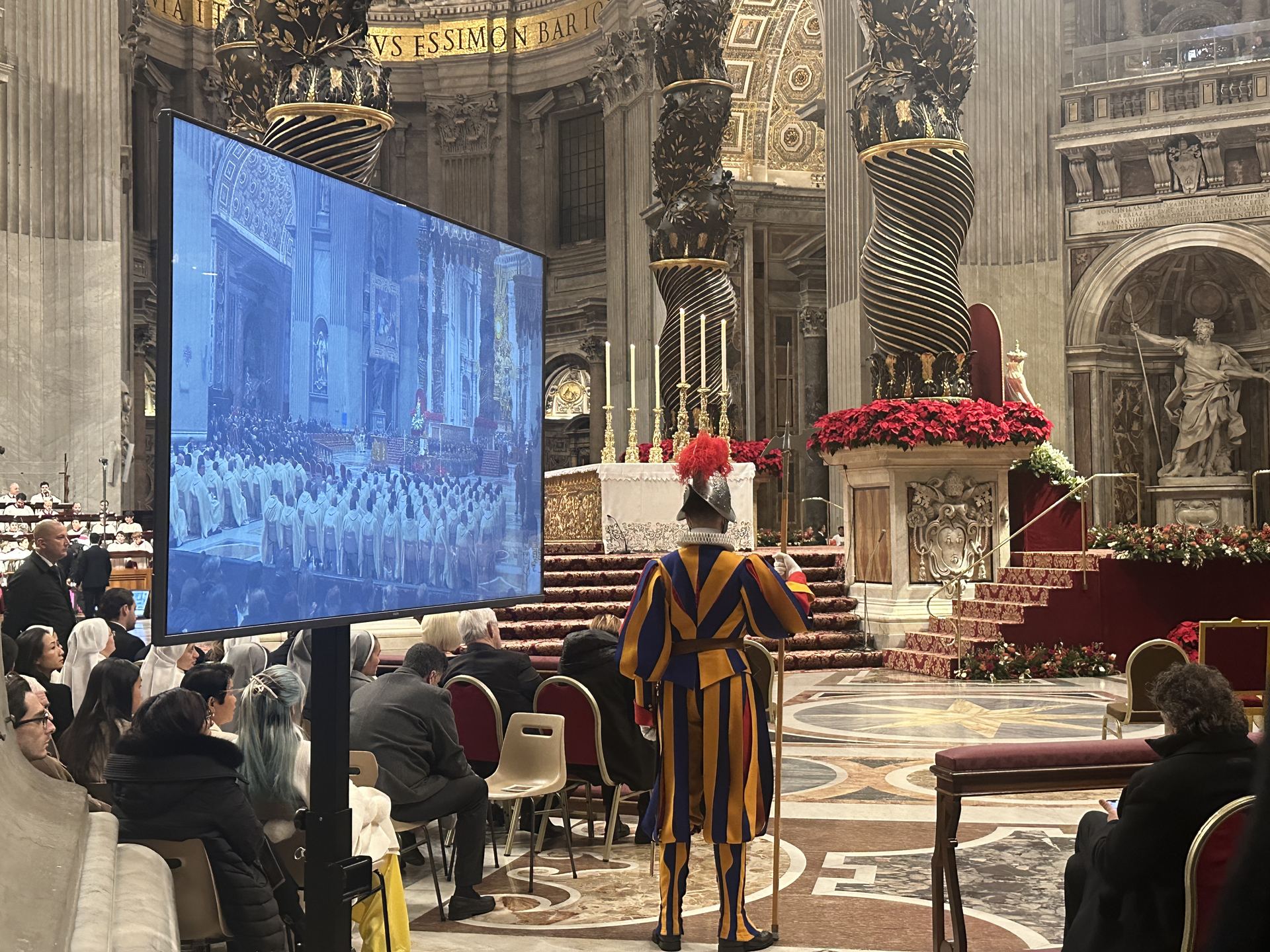 Installazione Monitor Apertura Porta Santa Vaticano