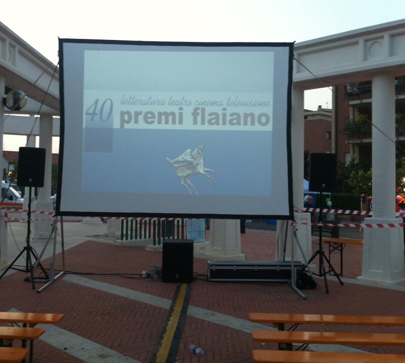 Videoproiezione premio Flaiano