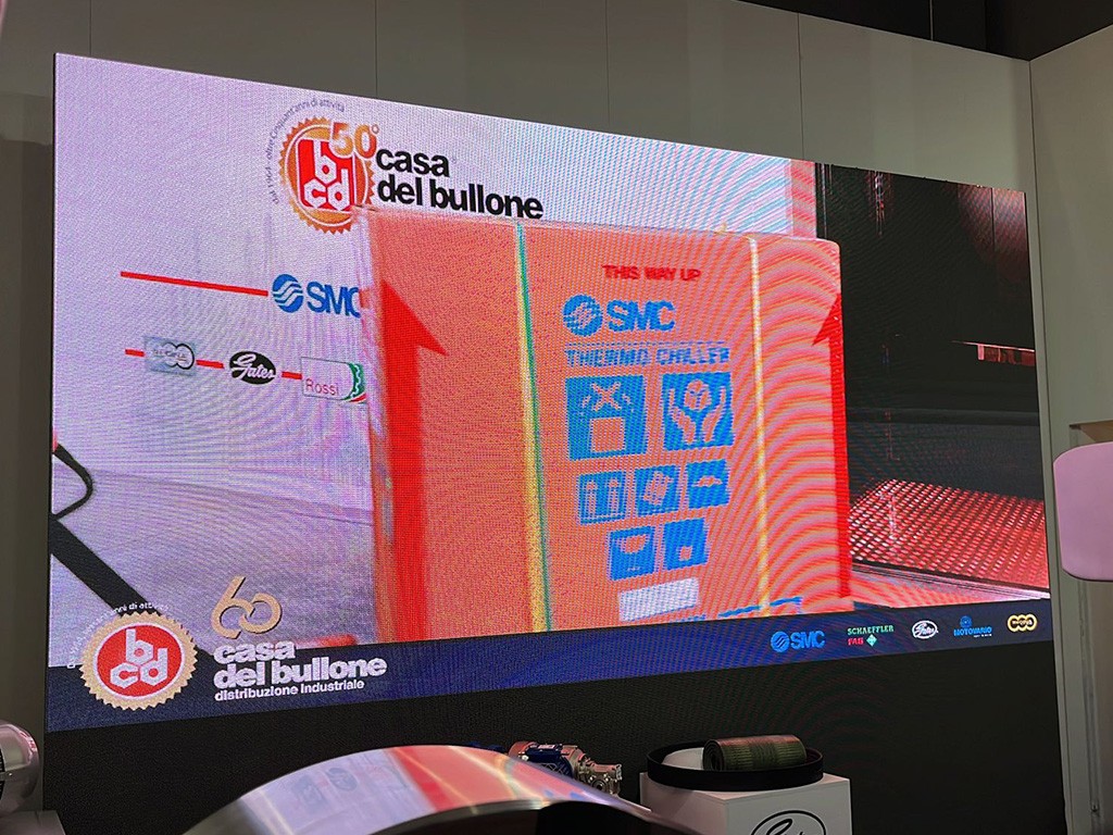 Stand Casa del Bullone Ledwall On Display